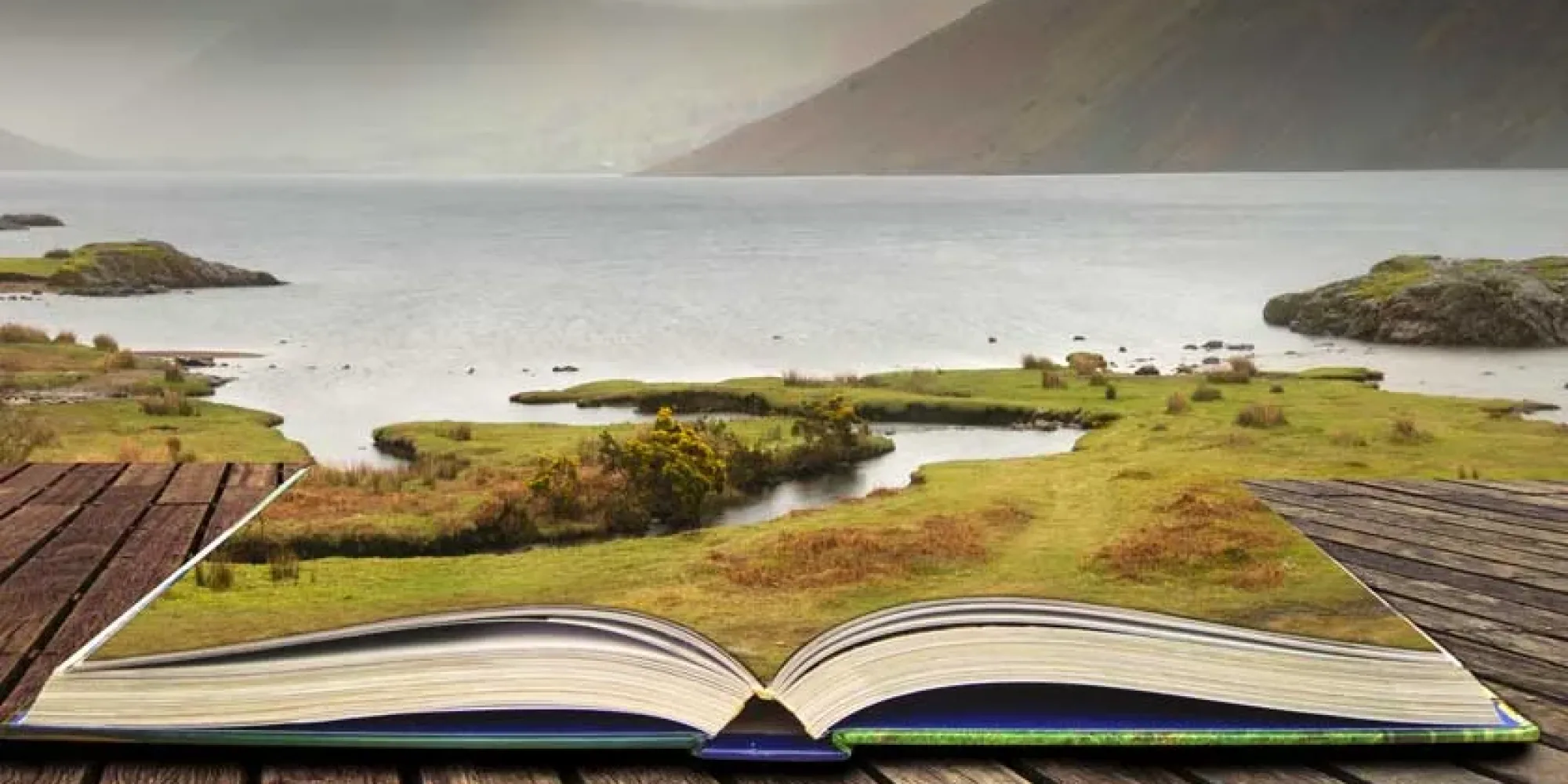 Stunning long exposure landscape image of Wast Water in UK Lake